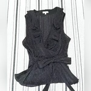 Max Studio top. Color black. Size large.